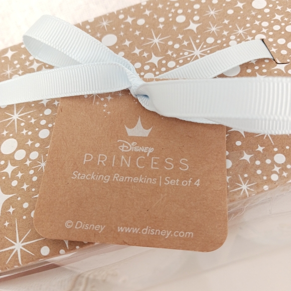 Rae Dunn × Disney Princess Stacking Ramekins Ceramic Set of 4 - Picture 10 of 12